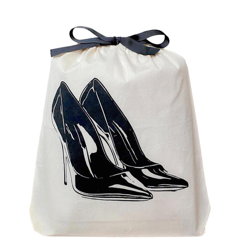 Black Pumps Shoe Bag