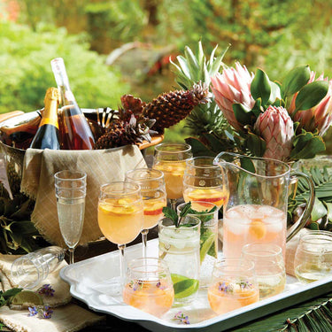 Isabella Acrylic Champagne Flute