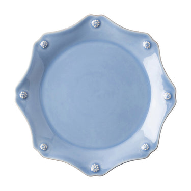 Berry & Thread Scalloped Dessert/Salad Plate