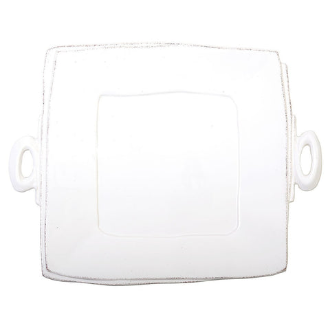 Lastra Handled Square Platter