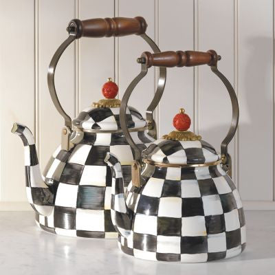 Anna Czaniecka's kettle is shaped like mugs to measure water for tea