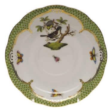Rothschild Bird Evergreen Tea Saucer