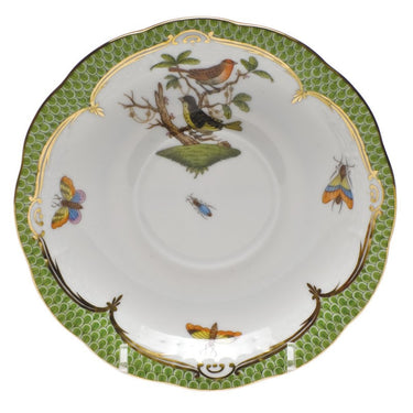 Rothschild Bird Evergreen Tea Saucer