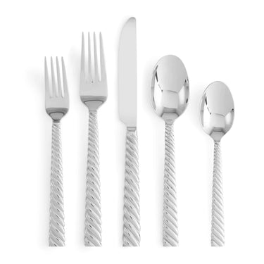 Twist Five Piece Flatware Set