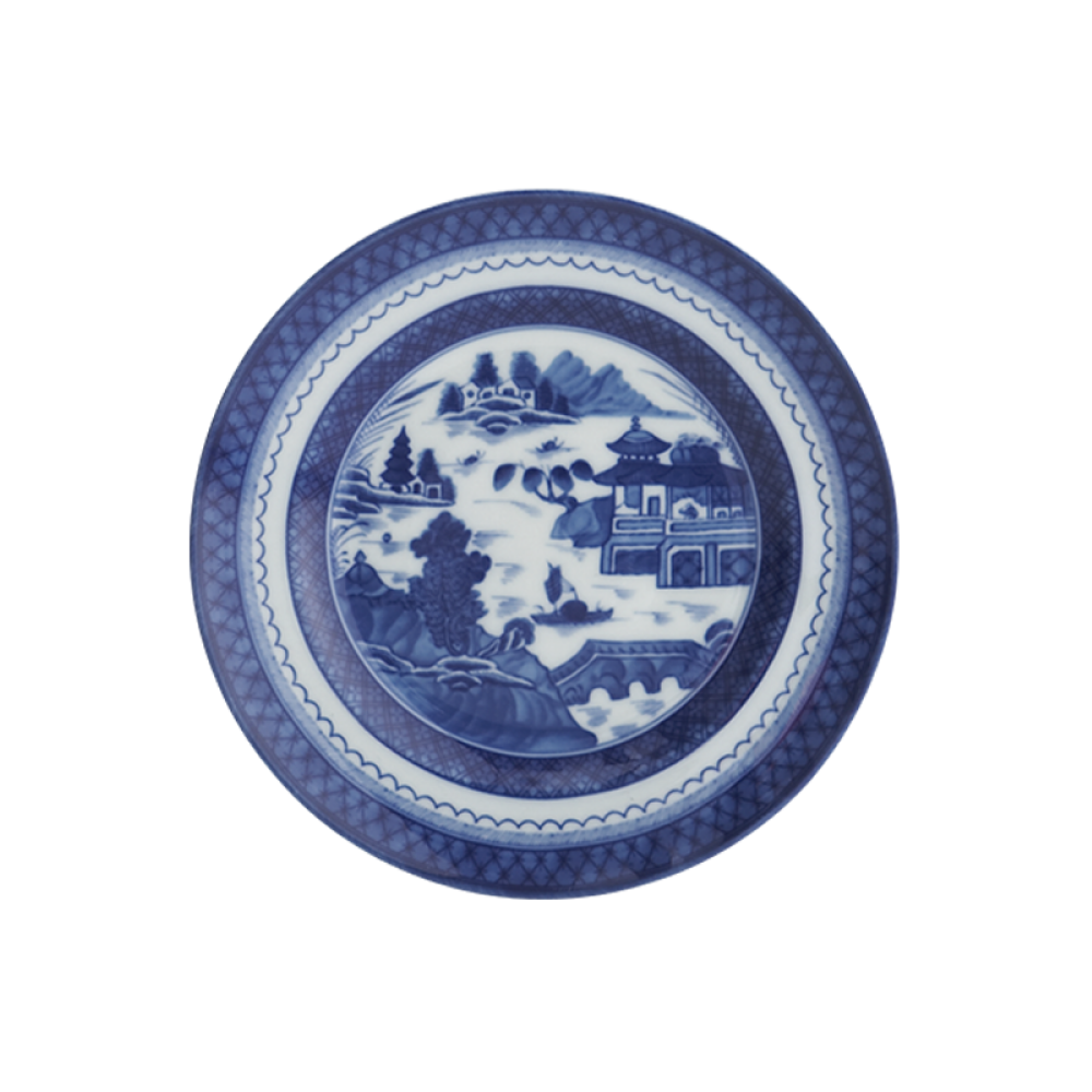 Blue Canton Bread & Butter Plate