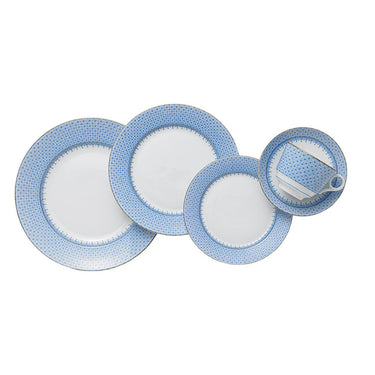 Lace Dinnerware, Cornflower Blue