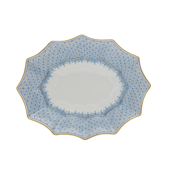 Lace Fluted Tray, Medium