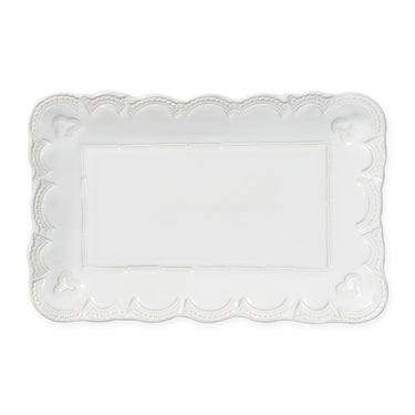 Incanto Stone Lace Rectangular Platter, Small