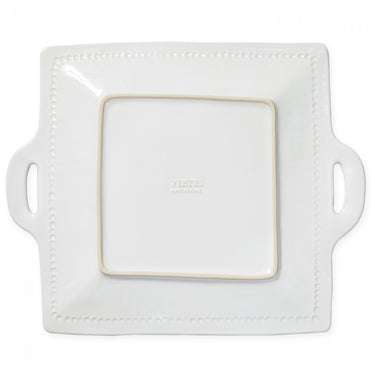 Incanto Stone Stripe Square Handled Platter