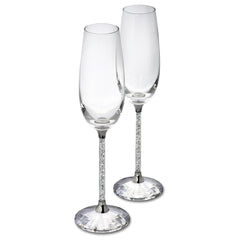 Crystalline Toasting Flutes