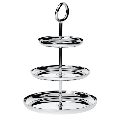 Vertigo Silver-Plated 3-Tier Pastry Stand