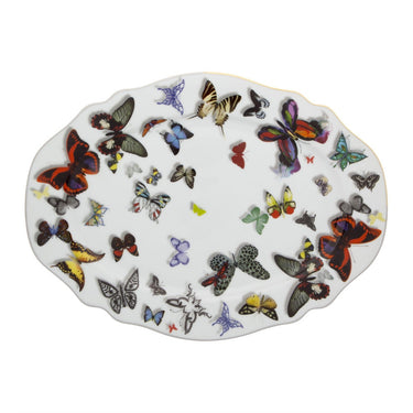 Butterfly Parade Oval Platter, Small